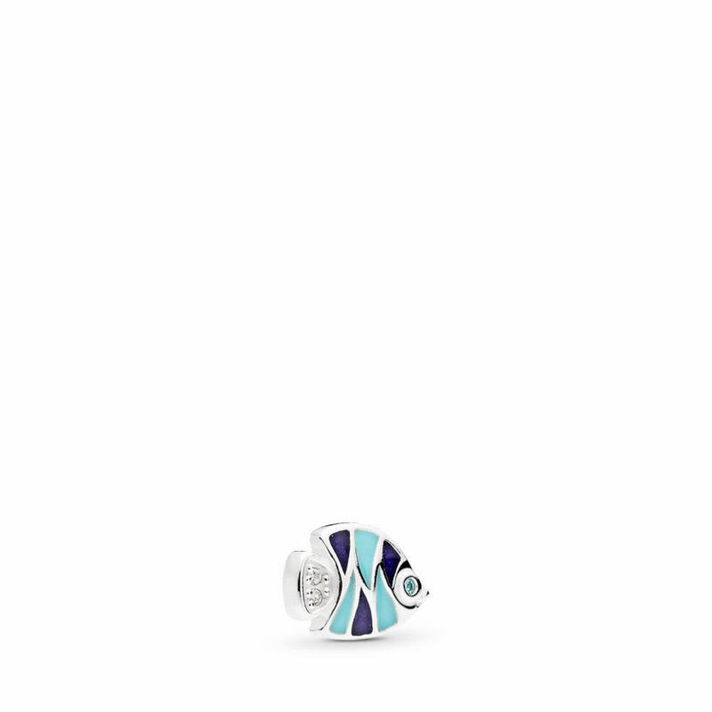 Pandora Australia Tropical Fish Petite Locket Charm - Sterling Silver | SGRCBD146